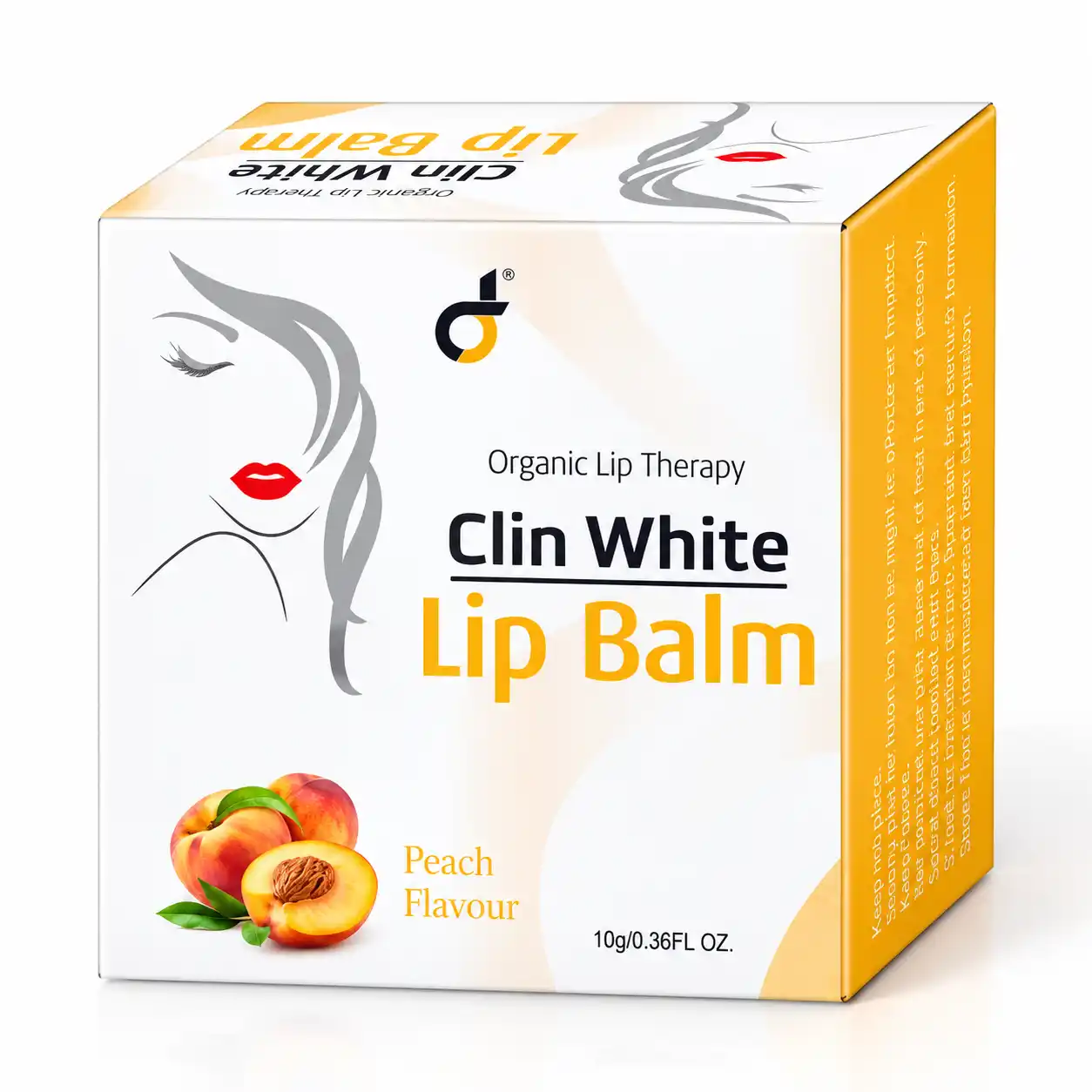 Cline White Lip Balm - Peach price in Pakistan