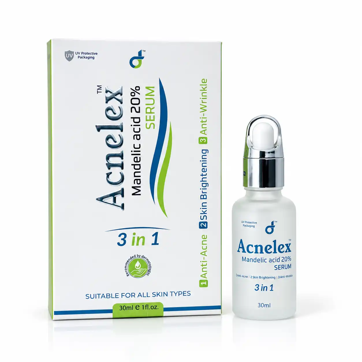 3-in-1 Face Serum Acnelex Mandelic Acid 20% Serum 30ml price in Pakistan