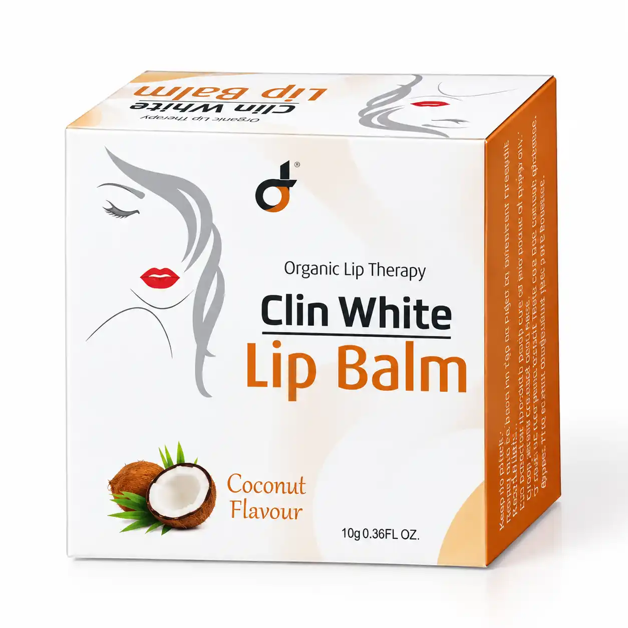 Clin White Lip Balm Organic Lip Therapy - Coconut Flavour price in Pakistan