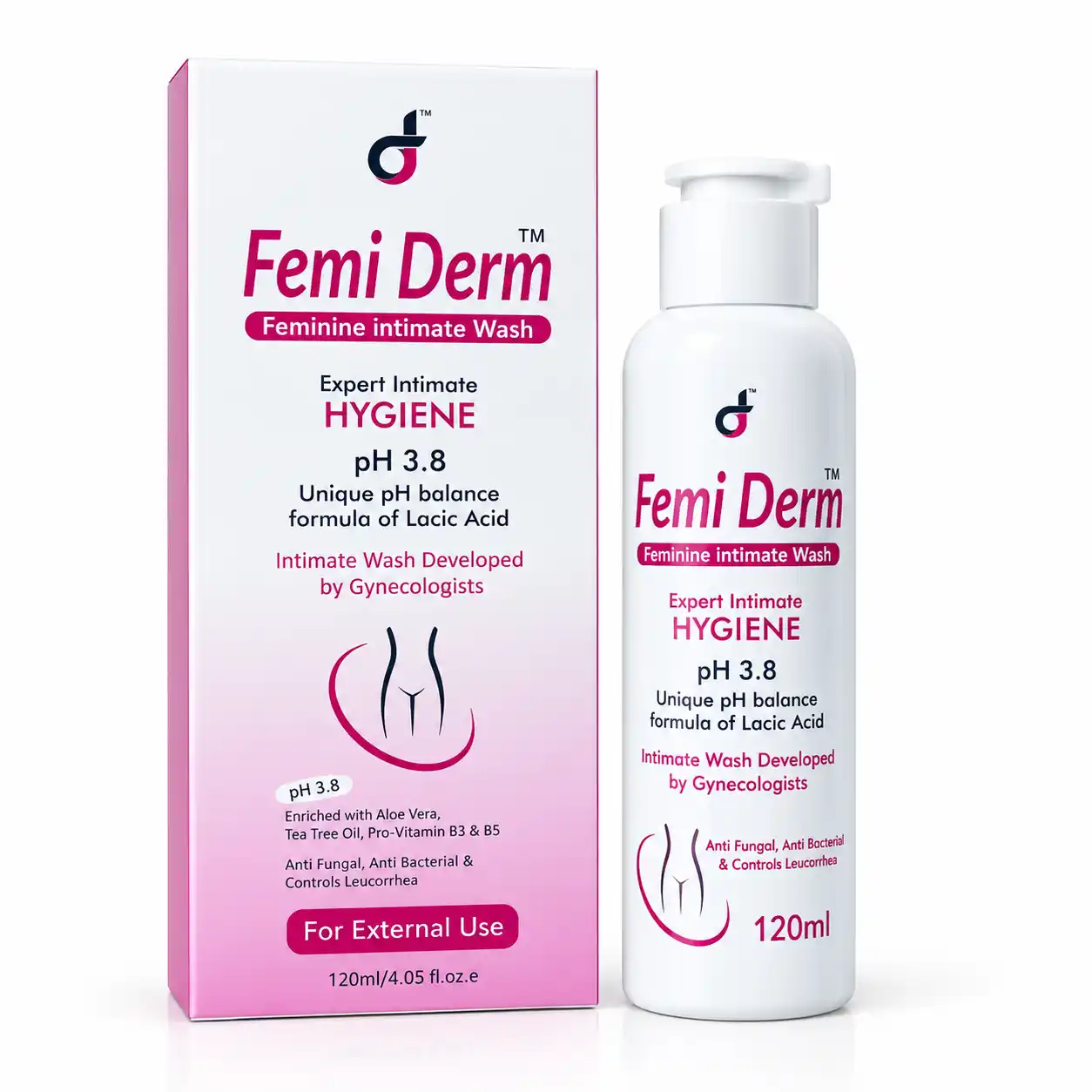 Femi Derm Feminine Intimate Wash 120ml price in Pakistan