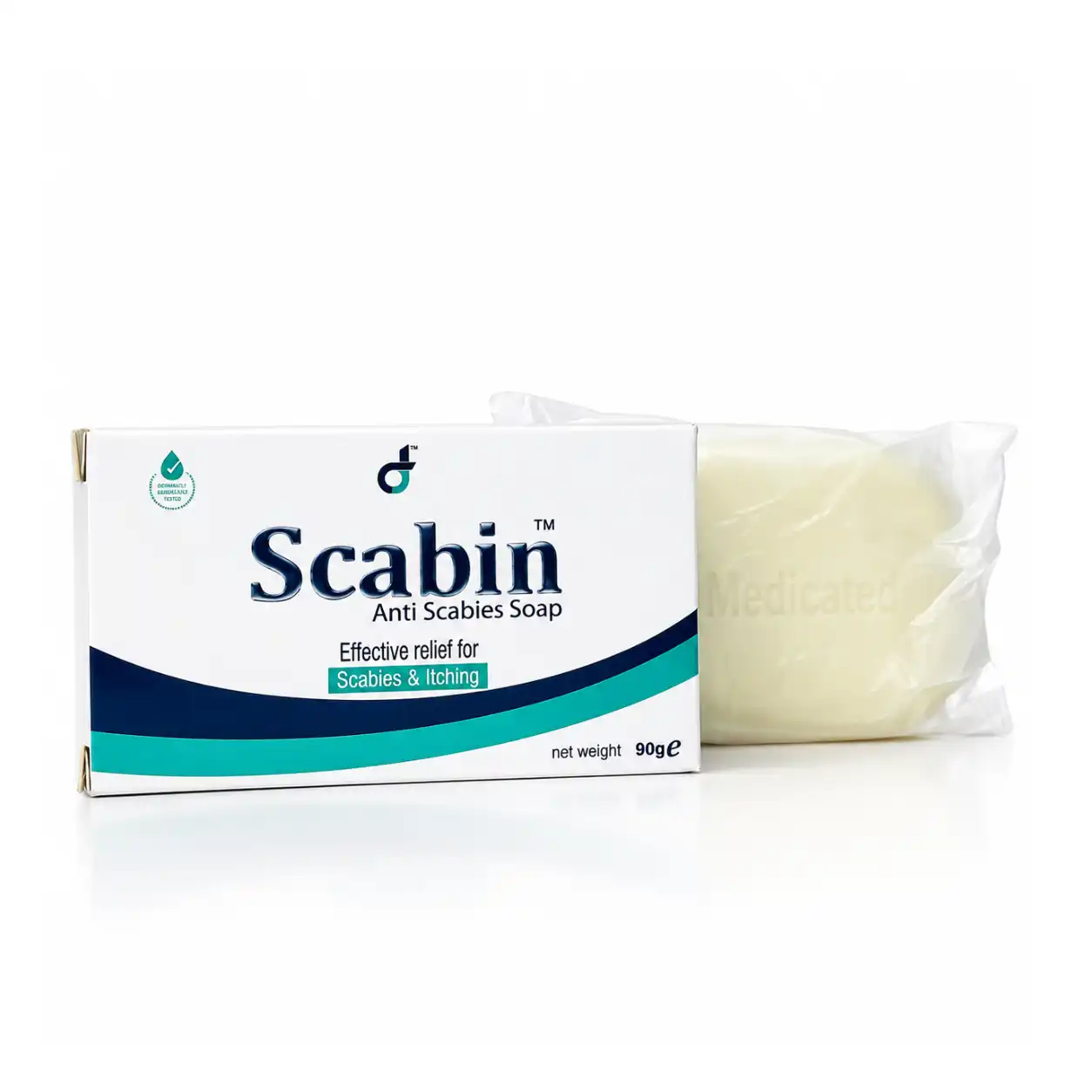Scabin Anti Scabies Soap 90g - Tea Tree Oil & Sulfur | Scabies & Itching Relief price in Pakistan