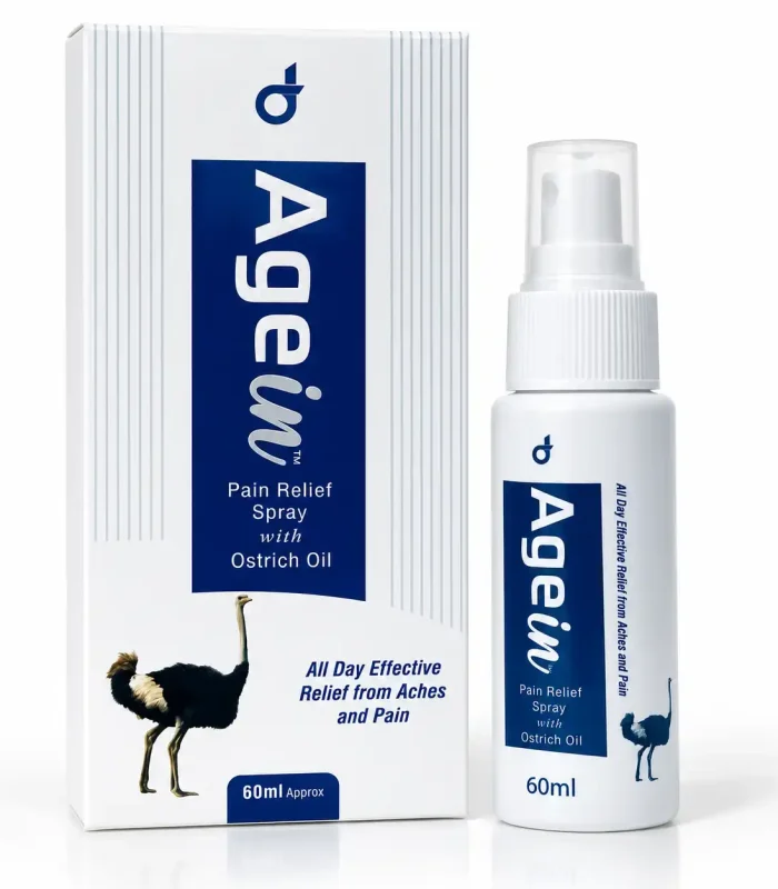 Agein Pain Relief Spray with Ostrich Oil 60ml price in Pakistan