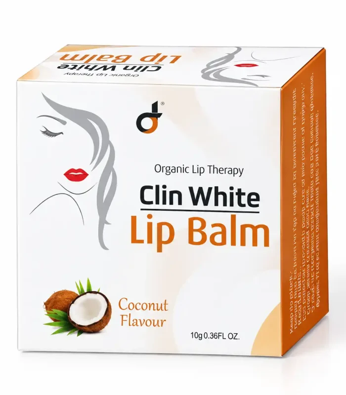 Clin White Lip Balm Organic Lip Therapy - Coconut Flavour price in Pakistan