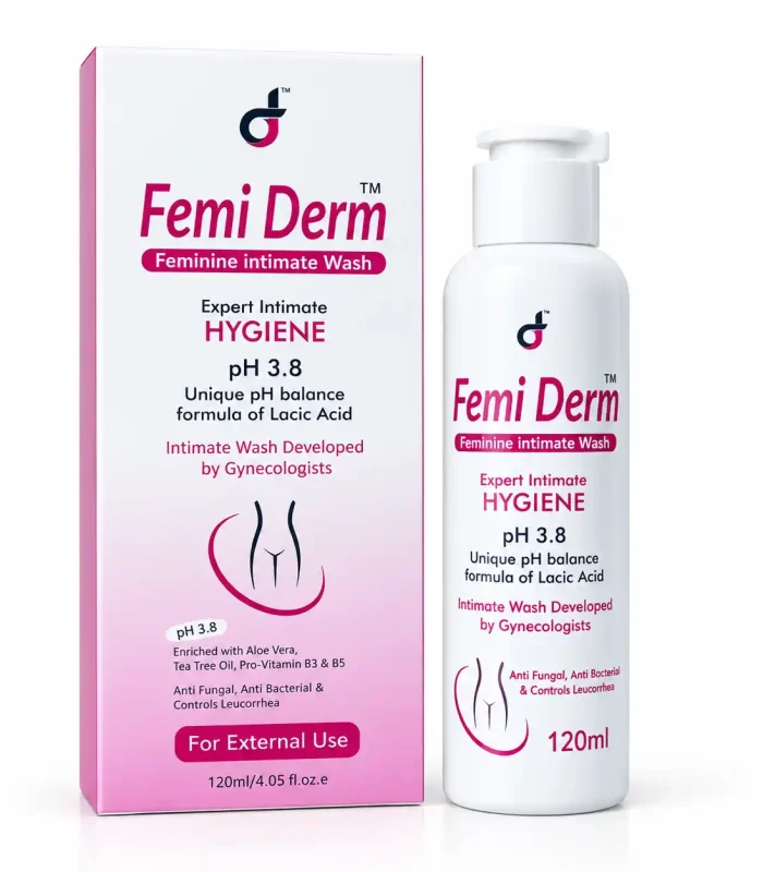 Femi Derm Feminine Intimate Wash 120ml price in Pakistan