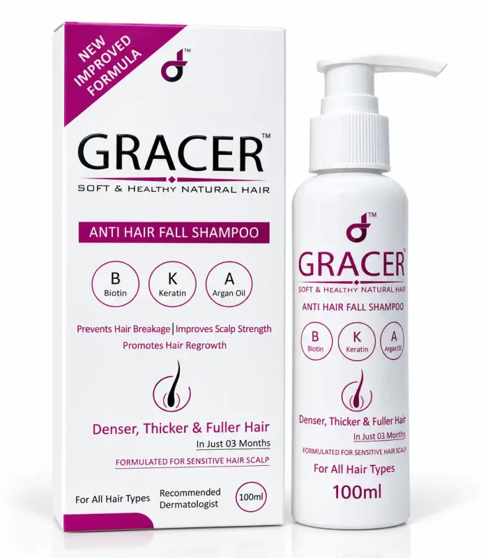 GRACER Anti Hair Fall Shampoo 100ml price in Pakistan