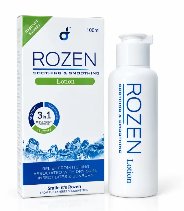 Rozen Soothing & Smoothing Lotion 100ml - Moisturizing Lotion price in Pakistan